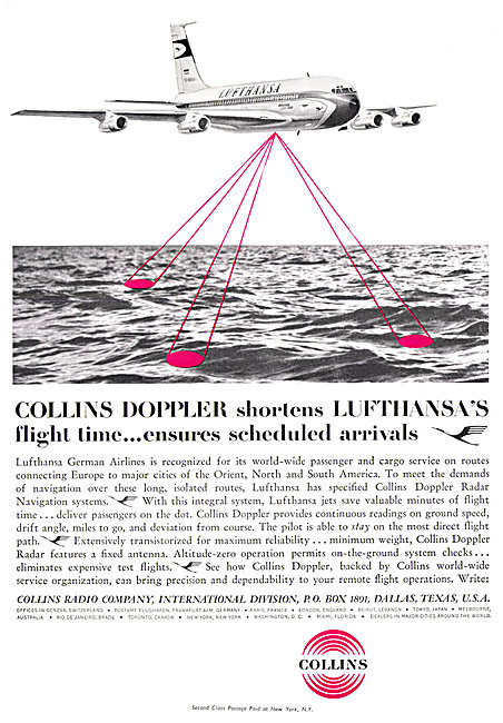 Collins Doppler Radar Navigation System 1961                     