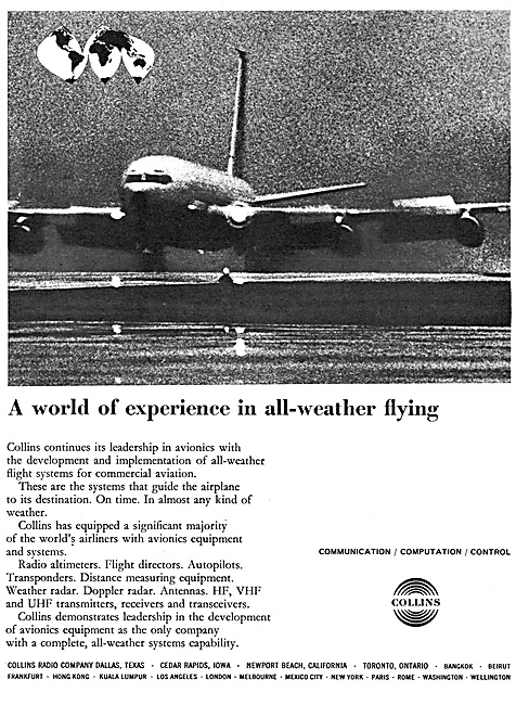 Collins Avionics 1967                                            