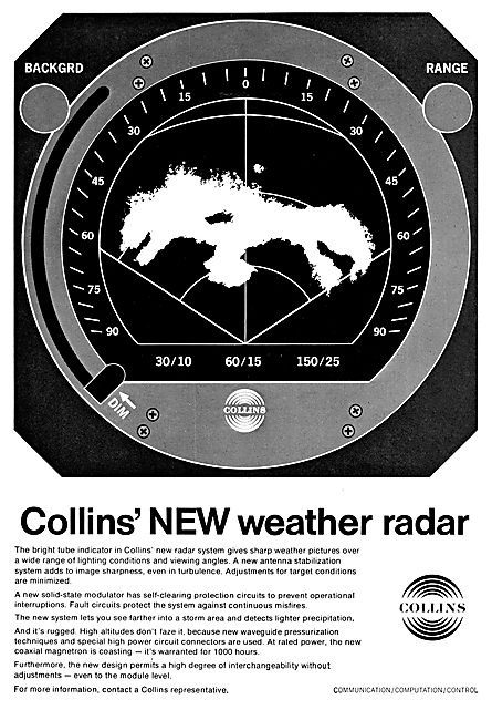 Collins Aircraft Weather Radar                                   