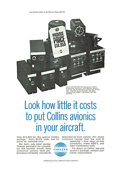Collins Avionics Packages 1969                                   
