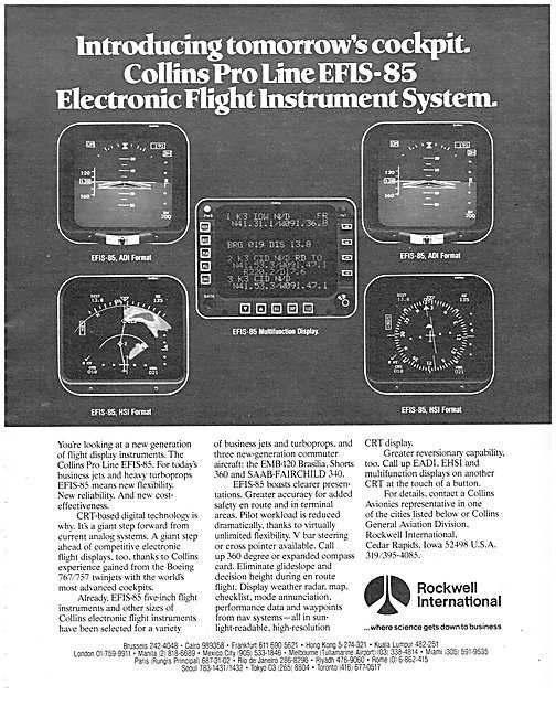 Collins ProLine EFIS-85                                          