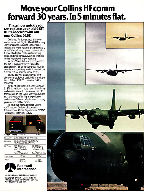 Rockwell Collins 628T HF Transceiver                             