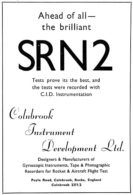 Colnbrook Instrument Development Ltd : Gyroscopic Instruments    