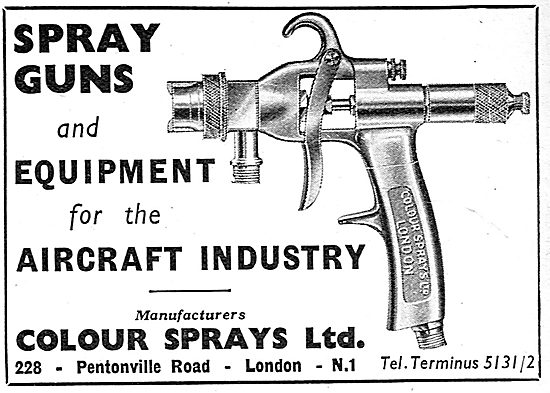 Colour Sprays Ltd. Paint Spray Guns. & Spraying Equipment        