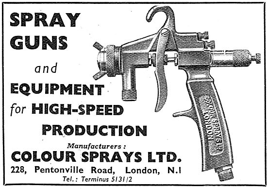 Colour Sprays Ltd. Paint Spray Guns. & Spraying Equipment        