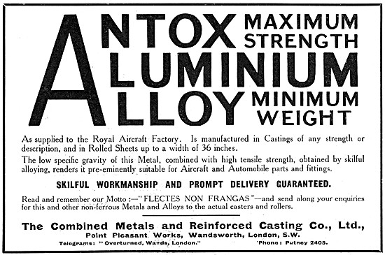 Combined Metals ANTOX -  SOLLIS Metal Casting Process            