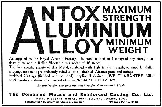 Combined Metals & Reinforced Casting Co. ANTOX                   