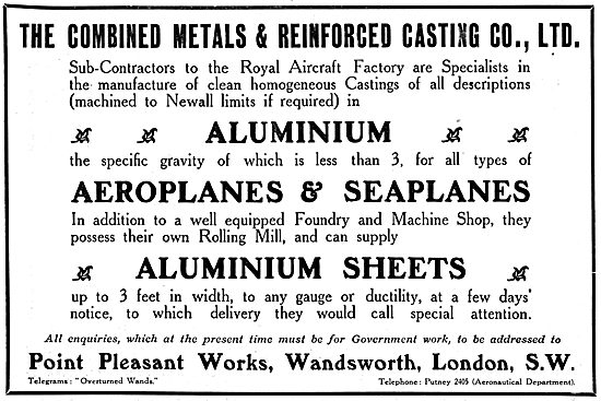 Combined Metals & Reinforced Casting. Castings To Newall Limits  