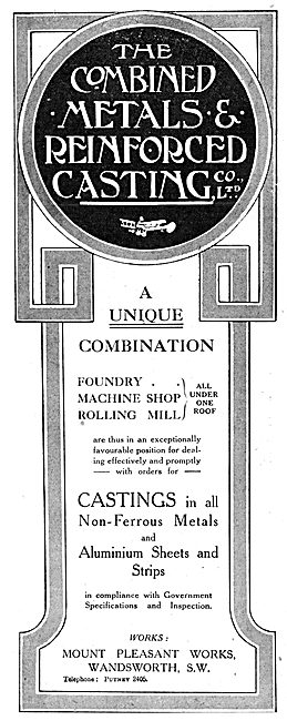 Combined Metals & Reinforced Casting.                            