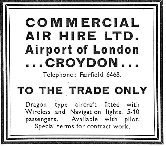 Commercial Air Hire Croydon - Trade Only                         