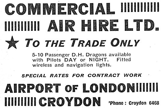 Commercial Air Hire Croydon - Trade Only                         