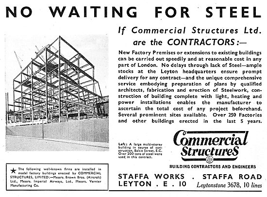 Commercial Structures - Factory Designers & Constructors         