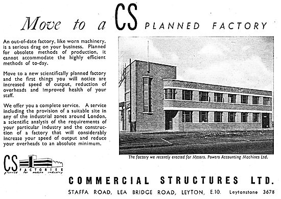 Commercial Structures - Factory Designers & Constructors         