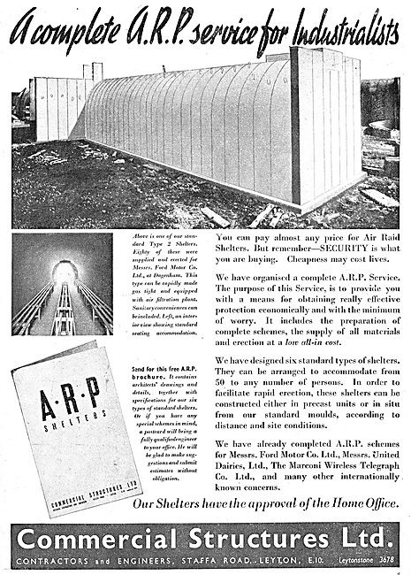 Commercial Structures - ARP Shelters & ARP Services              