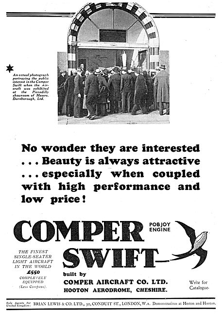 Comper Swift - Pobjoy Engine                                     