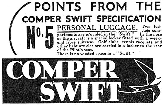 Points From The Comper Swift Specification No 5                  