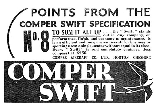Points From The Comper Swift Specification No 8                  