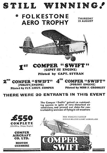 Comper Swift - G-ABWW                                            