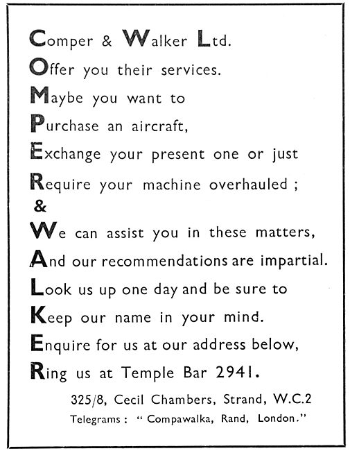 Comper & Walker Aviation Consultants                             