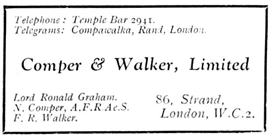 Comper & Walker : Aeronautical Consultants                       