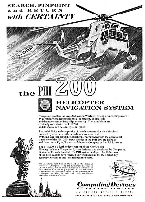 Computing Devices Of Canada - PHI 200 Helicopter Nav System      