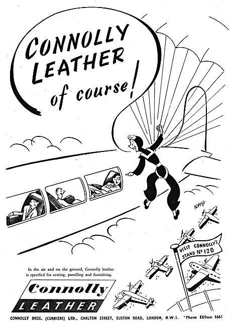 Connolly Leather Furnishings For Aircraft                        