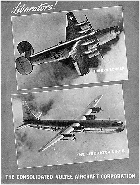 Consolidated Vultee B24 - Consolidated Vultee Liberator Liner    