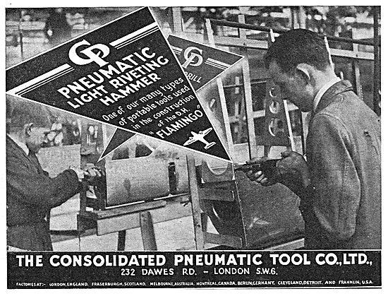 Consolidated Pneumatic Riveting Tools 1939                       