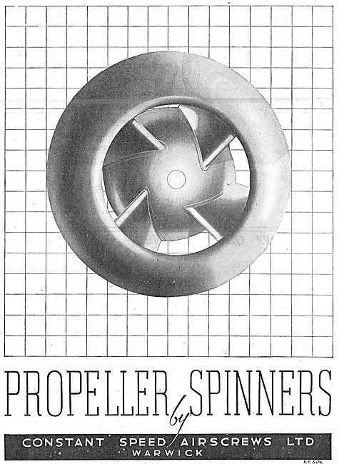 Constant Speed Airscrews: Propeller Spinners                     