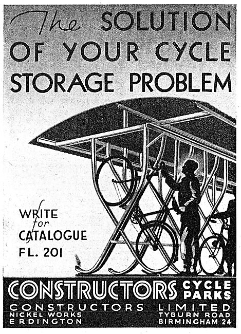 Constructors Ltd : Works Bicycle Racks 1942                      