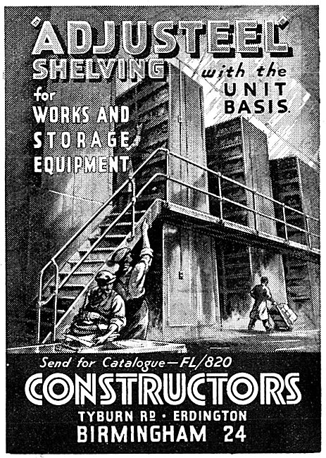 Constructors Ltd Steel Shelving For Factories & Works            