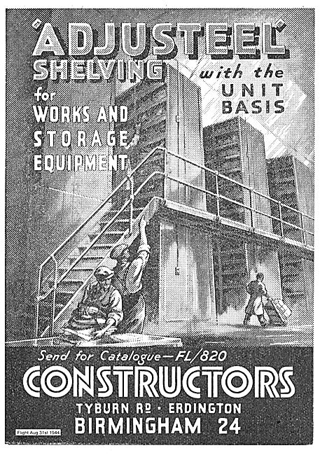 Constructors Adjusteel Shelving For Works & Storage              