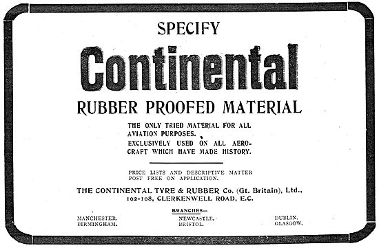 Continental Balloon Material - Rubber Proofed Covering           