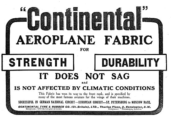 Continental Aeroplane Fabric                                     