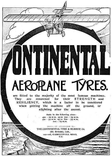 Continental Aeroplane Tyres                                      