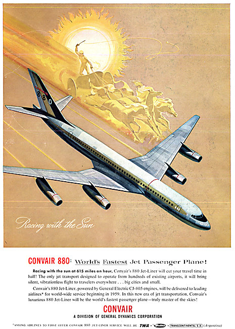 Convair 880                                                      