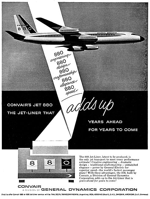 Convair 880                                                      