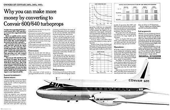 Convair 240 Convair 340 Convair 600 Turboprop                    