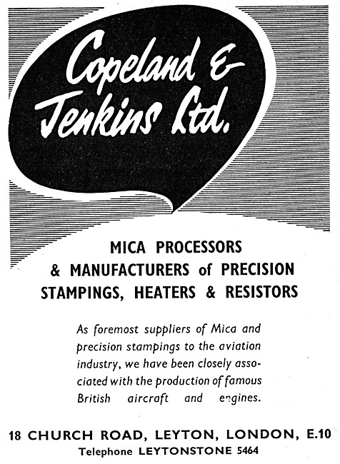 Copeland & Jenkins Mica Processors & Precision Stampings         