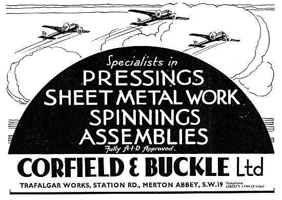 Corfield & Buckle :  Aircraft Sheet Metal & Engineering Work     