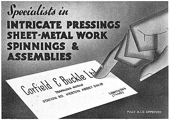 Corfield And Buckle :  Aircraft  Assembly Work                   