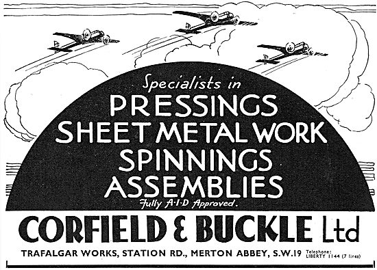 Corfield And Buckle :  Aircraft Sheet Metal & Engineering Work   