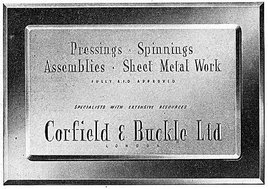 Corfield And Buckle :  Aircraft Sheet Metal & Engineering Work   