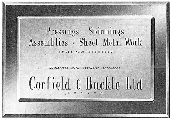 Corfield And Buckle :  Aircraft Sheet Metal & Engineering Work   