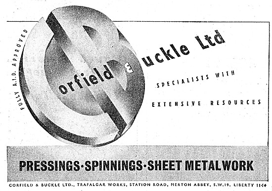 Corfield & Buckle :  Aircraft Sheet Metal & Engineering Work     