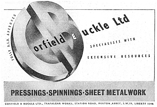 Corfield And Buckle :  Aircraft Sheet Metal & Engineering Work   