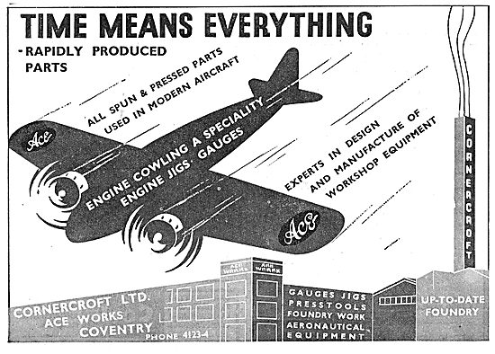 Cornercroft Ltd : Aircraft Sheet Metal Work, Jigs & Components   