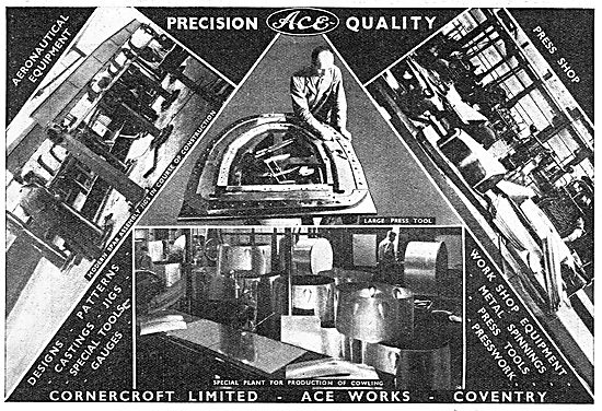 Cornercroft Ltd : Aircraft Sheet Metal Work, Jigs & Components   