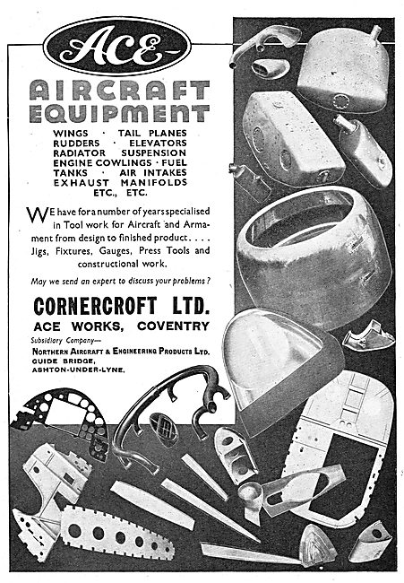 Cornercroft ACE Aircraft Sheet Metal Work                        