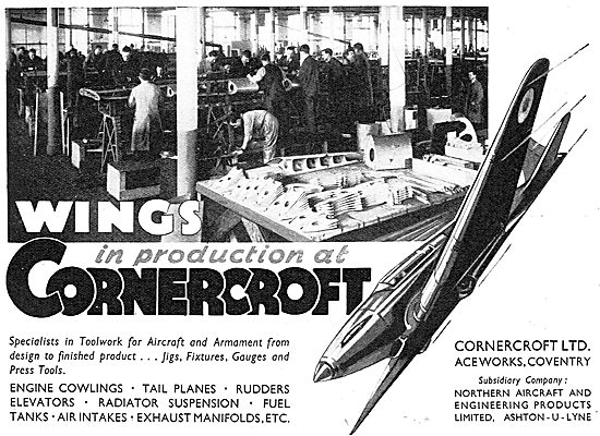 Cornercroft Aircraft Components, Toolwork  & Assemblies          